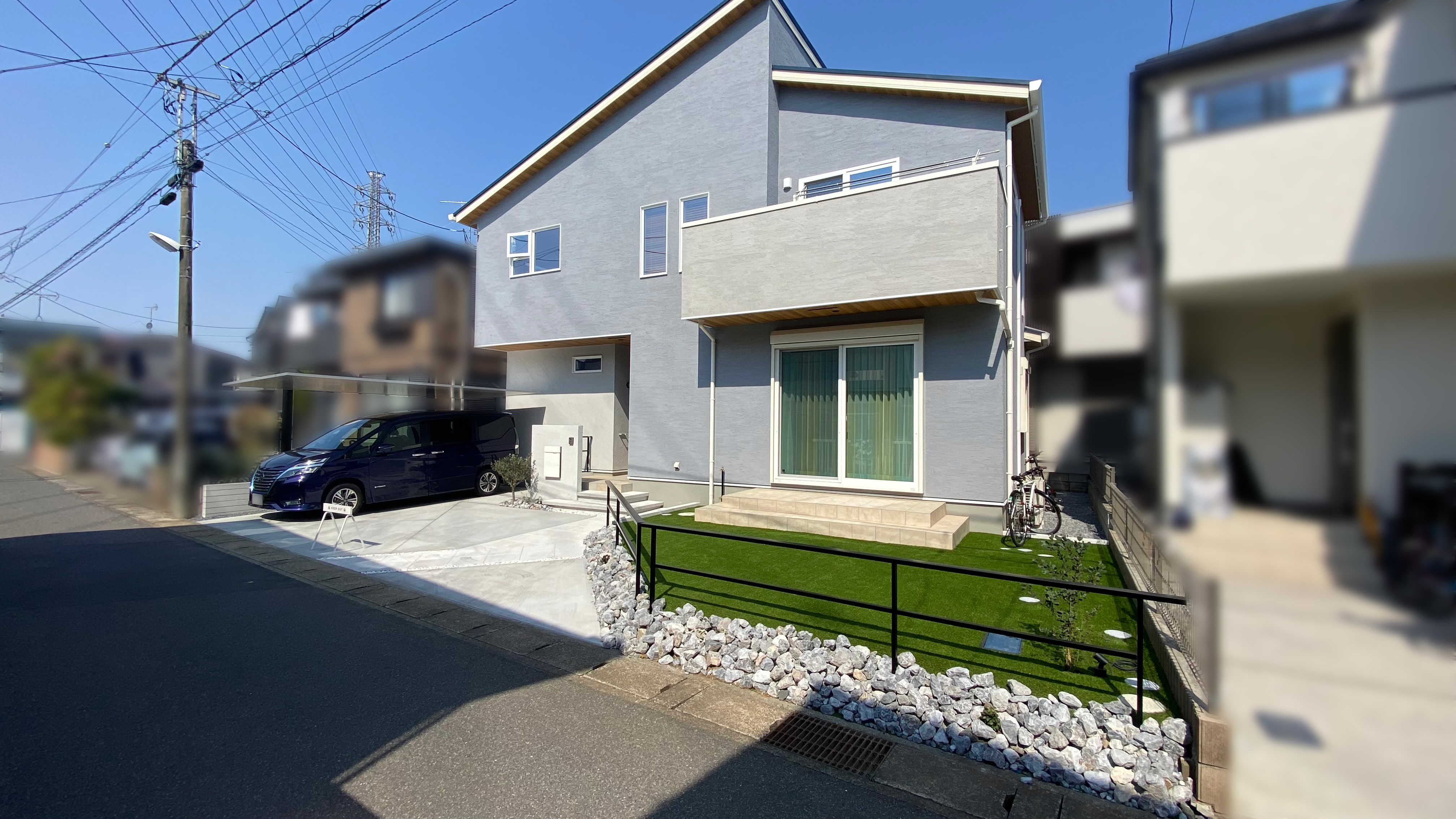 さり気ないこだわりが随所にみられるシンプルモダン空間